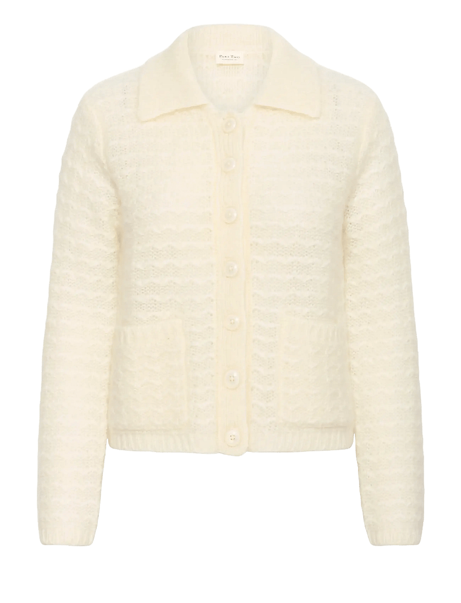 Part Two - ZoraPW PU - cardigans - whisper white - 1