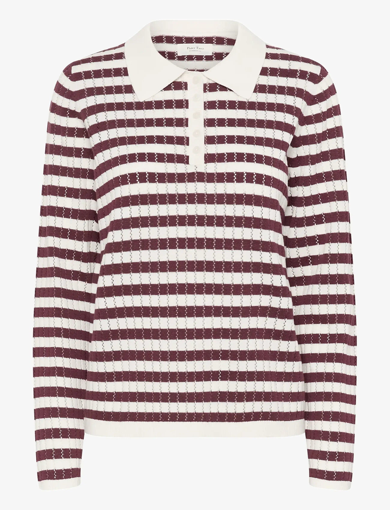 Part Two - ZariaPW PU - poloer - fig stripe - 1