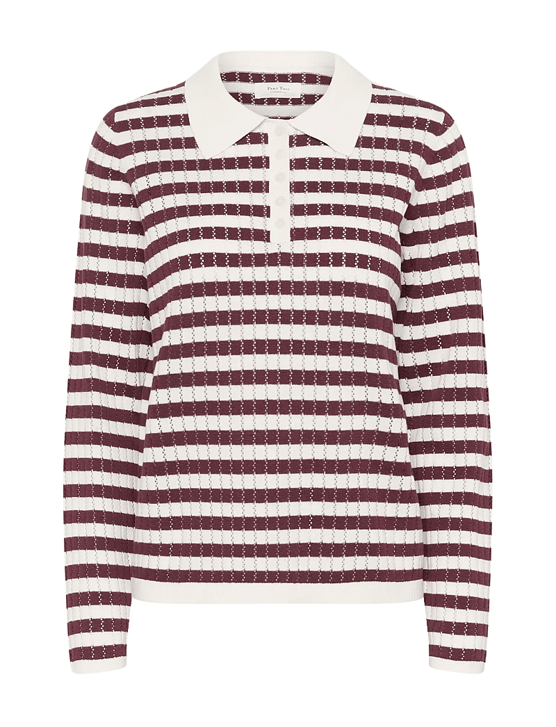 Part Two - ZariaPW PU - poloer - fig stripe - 1