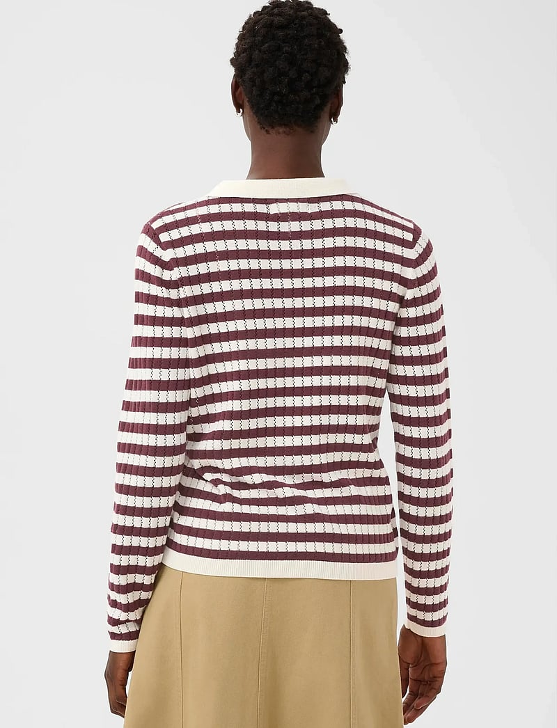 Part Two - ZariaPW PU - poloer - fig stripe - 4