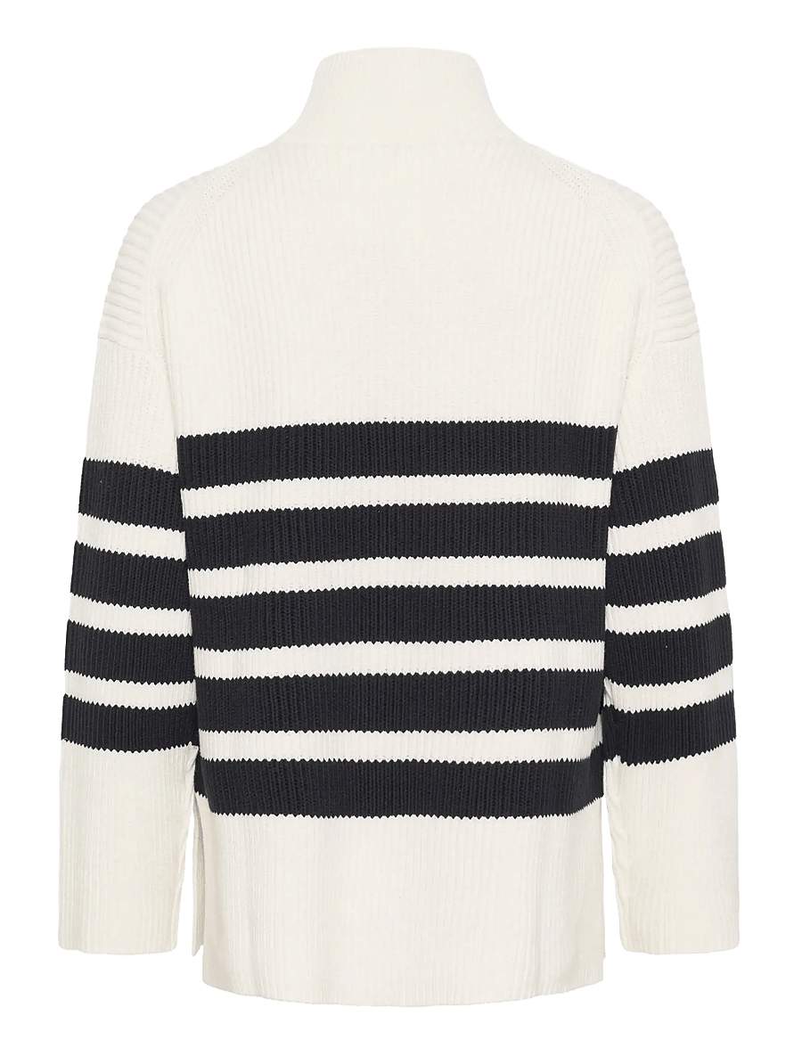 Part Two - ZiyaPW PU - striktrøjer - dark navy stripe - 2