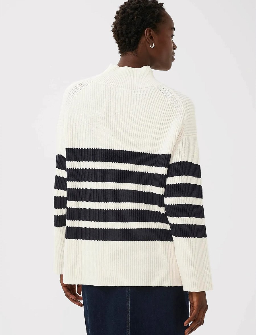Part Two - ZiyaPW PU - striktrøjer - dark navy stripe - 4