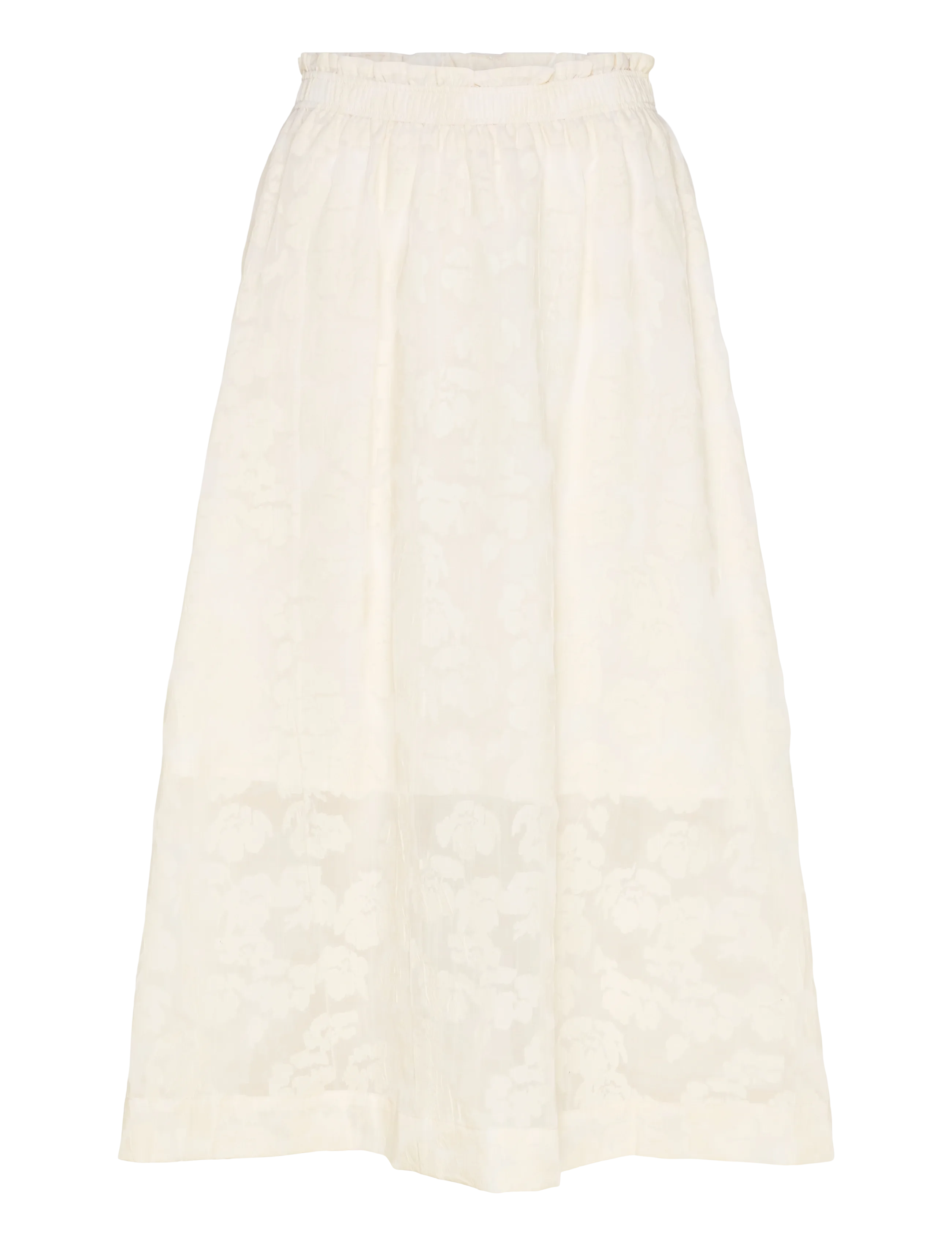 Part Two ZoyaPW SK - Rokken - WHISPER WHITE BLURRED FLOWER / cream