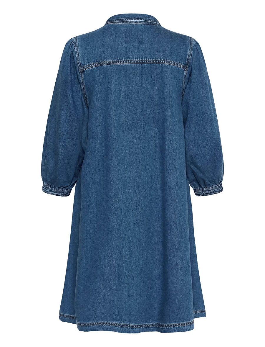 Part Two - EleinarPW DR - skjortklänningar - medium blue denim - 2