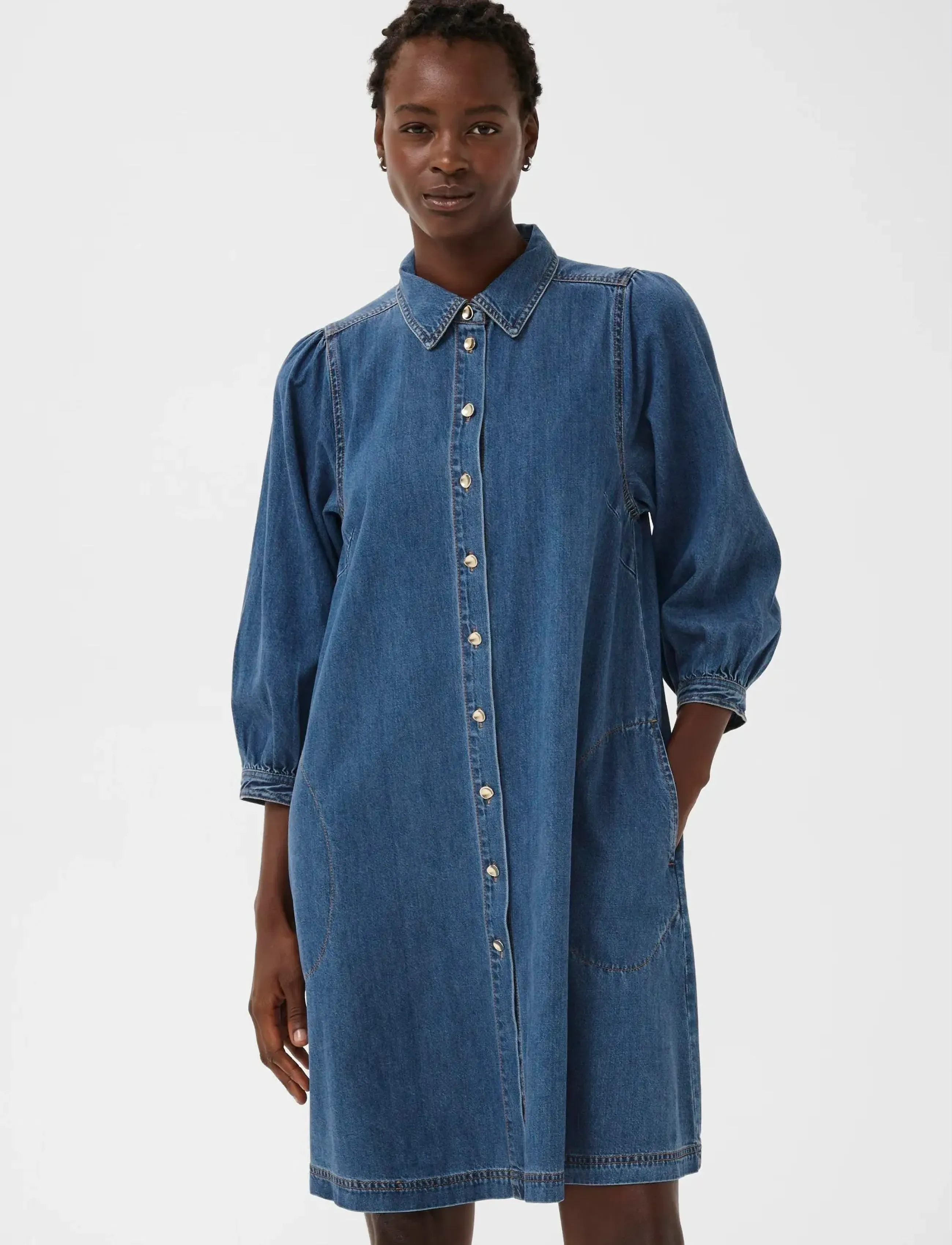 Part Two EleinarPW DR - Klänningar - MEDIUM BLUE DENIM / blue