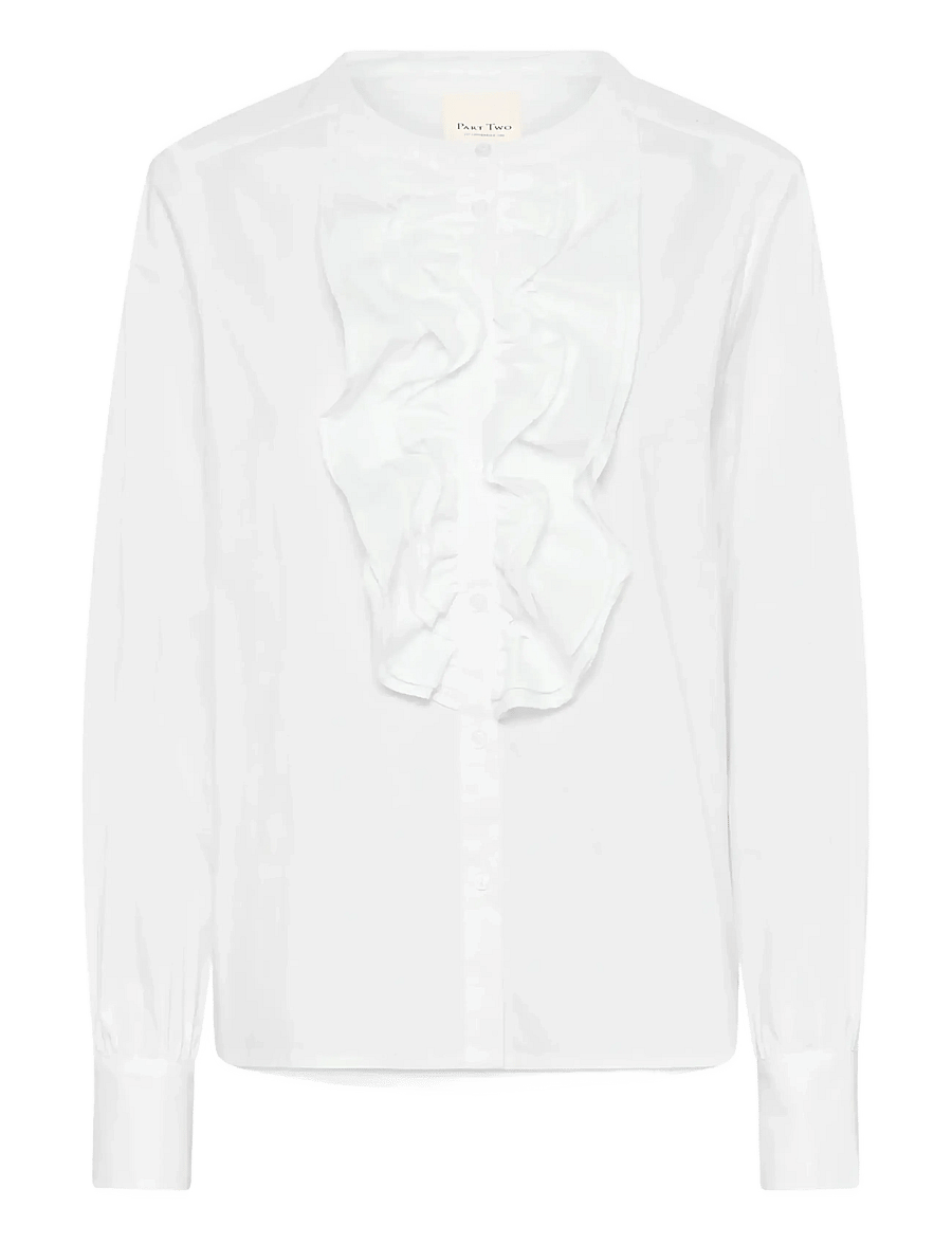 Part Two - ZainasPW SH - langärmlige hemden - bright white - 1