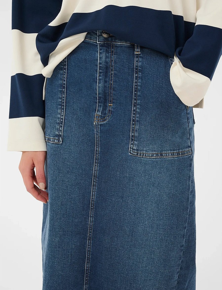 Part Two - AiyaPW SK - denim skirts - medium dark blue denim - 5