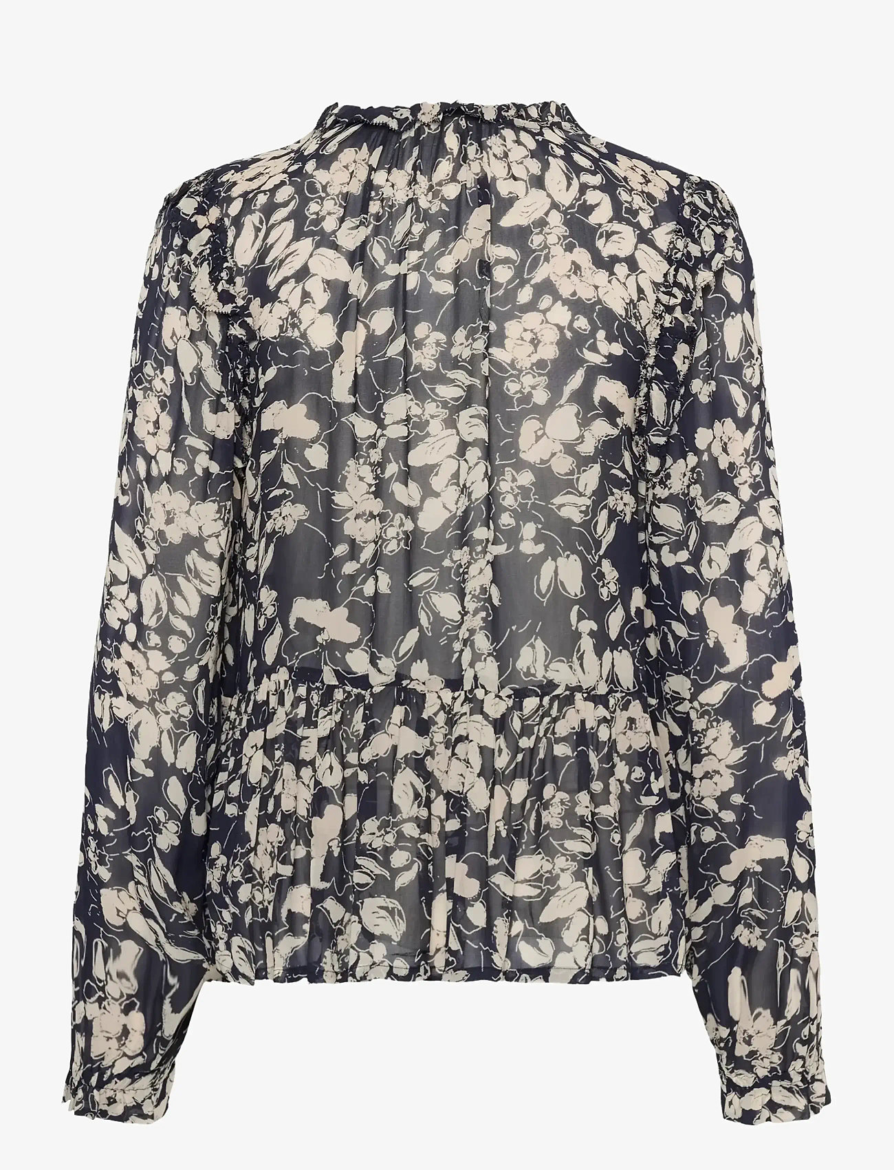 Part Two - AlfridaPW BL - long-sleeved blouses - after midnight art flower - 2