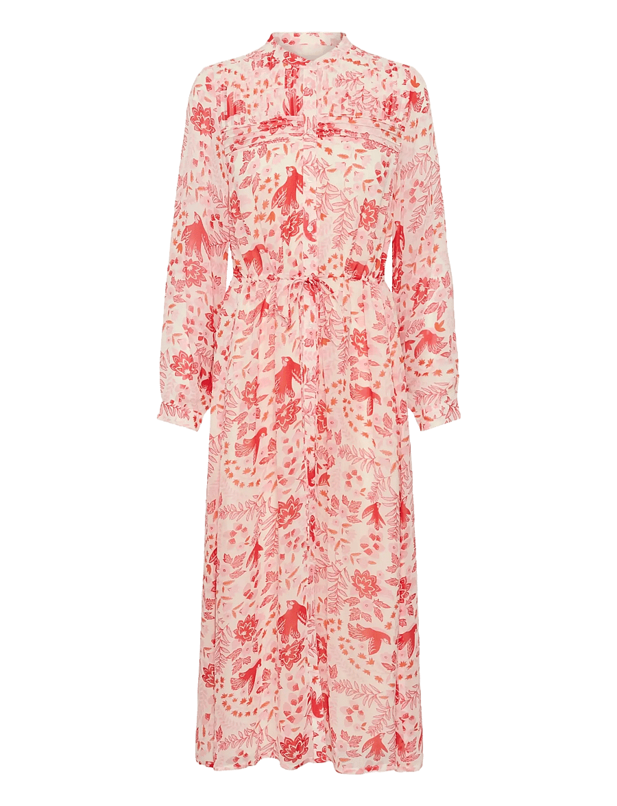 Part Two - AltinaPW DR - sukienki letnie - poppy red bird print - 1