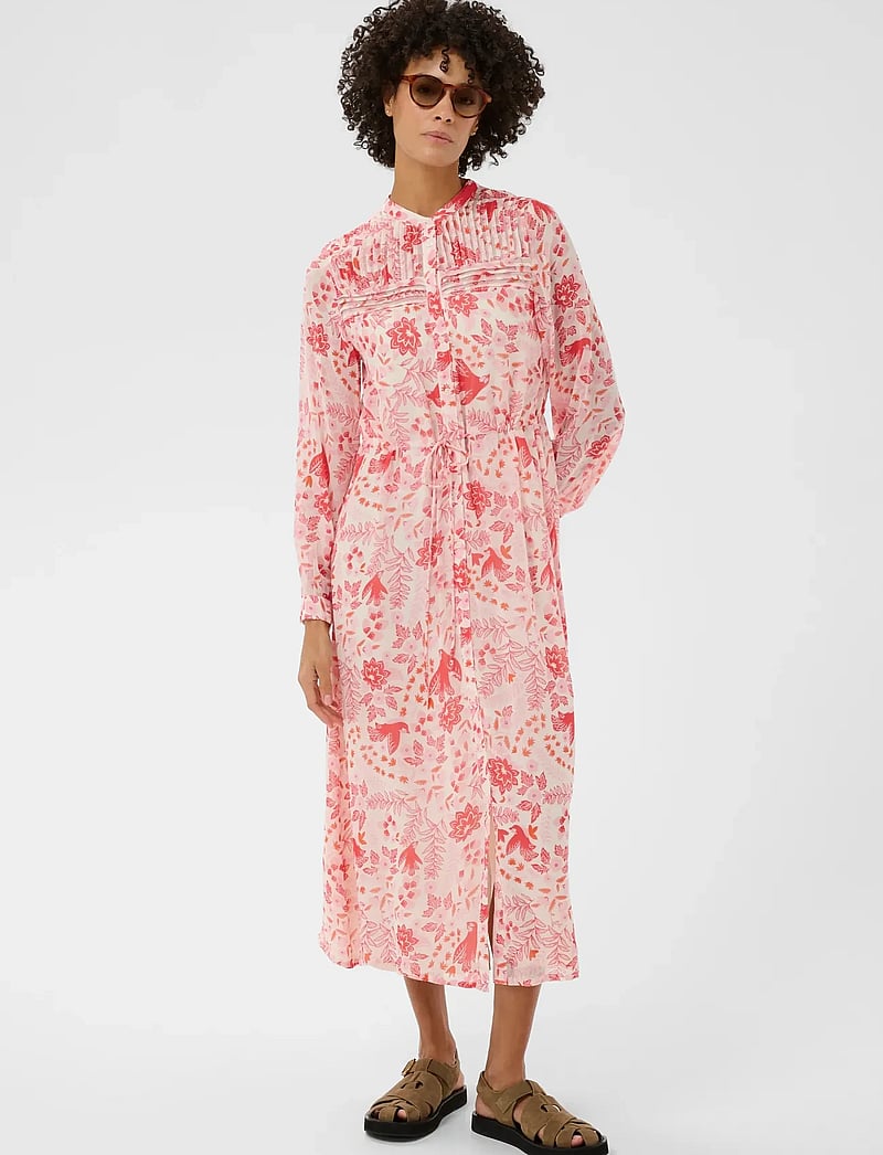 Part Two - AltinaPW DR - summer dresses - poppy red bird print - 0