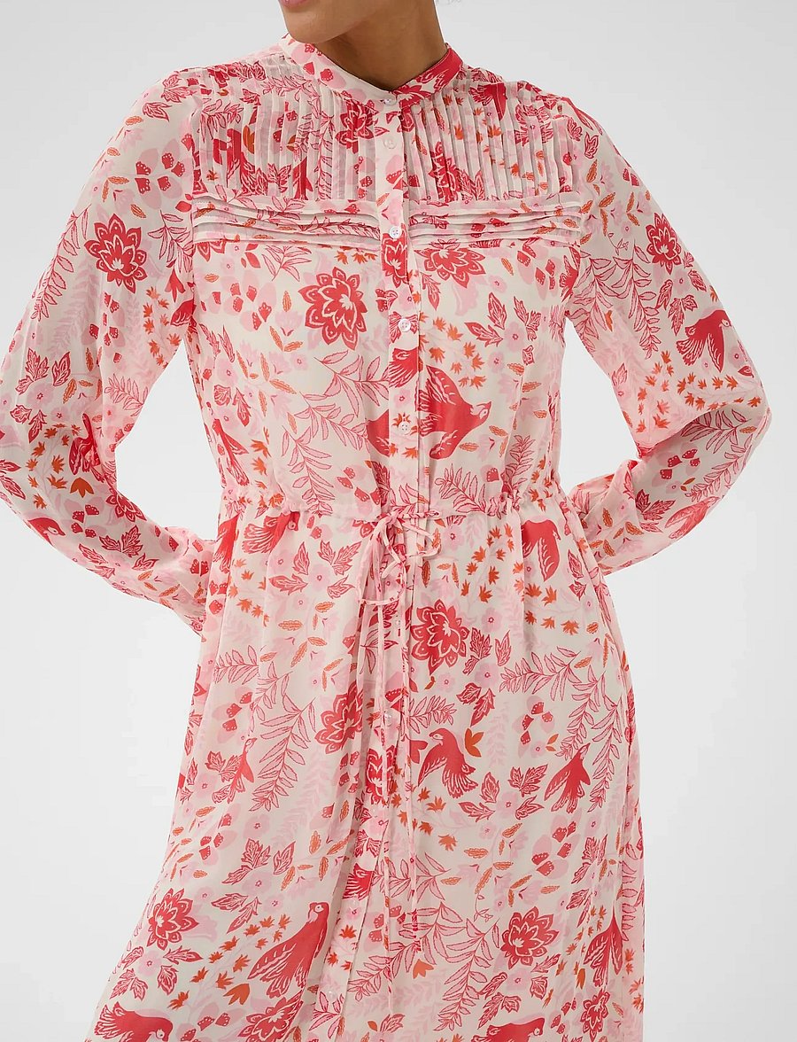 Part Two - AltinaPW DR - sukienki letnie - poppy red bird print - 5