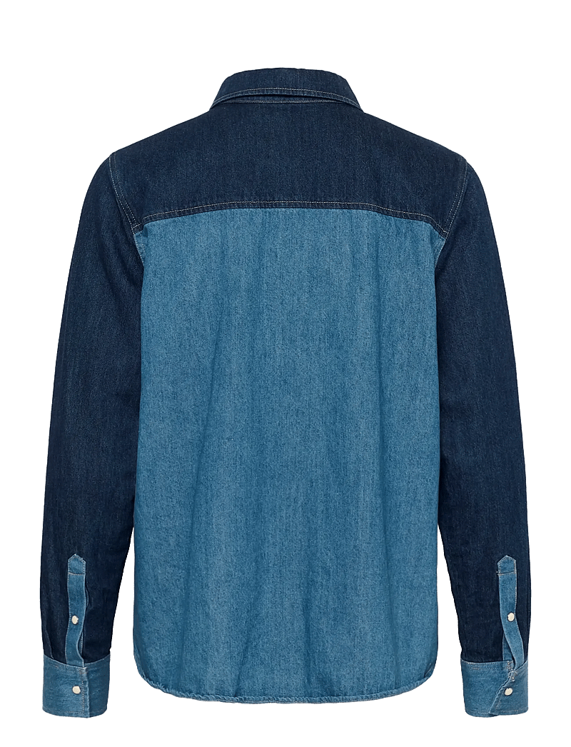 Part Two - AlvinePW SH - jeanshemden - colour block denim - 2