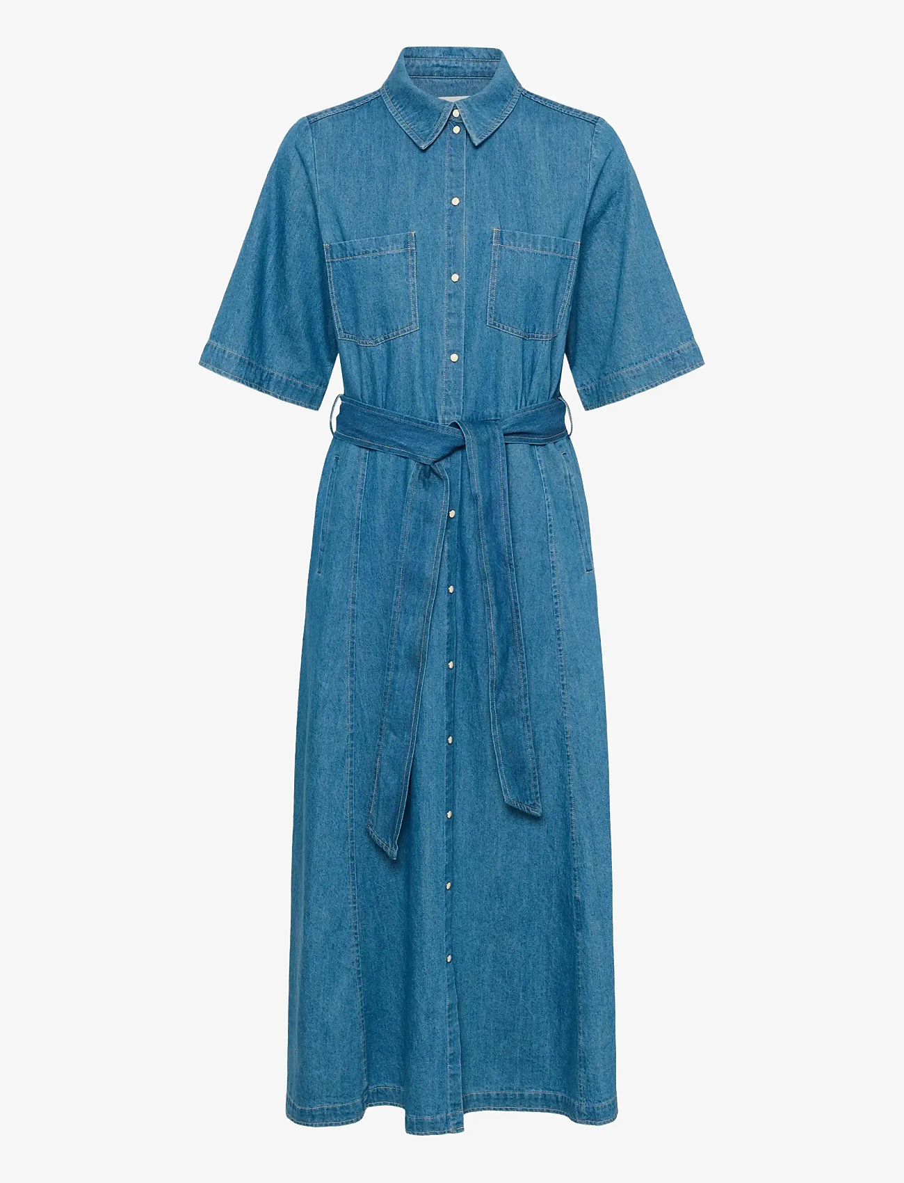 Part Two - AmaPW DR - shirt dresses - medium blue denim - 1
