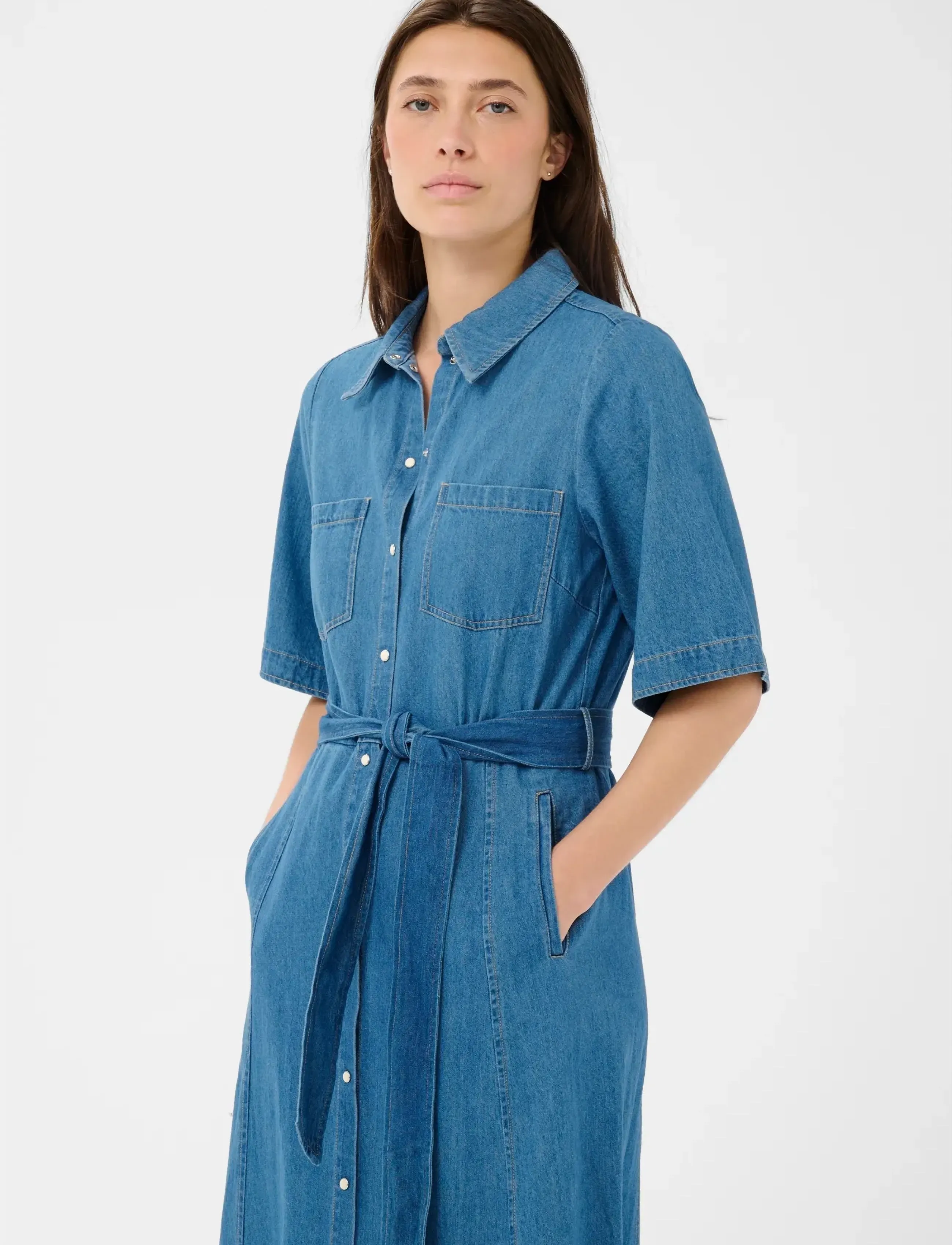 Part Two AmaPW DR - Kläder - MEDIUM BLUE DENIM / blue