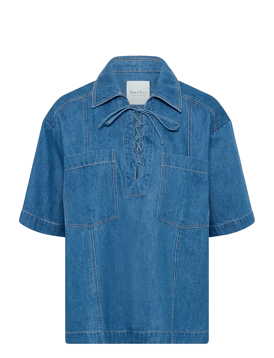 Part Two - AmelaPW SH - jeanshemden - medium blue denim - 1