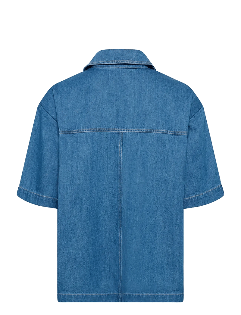 Part Two - AmelaPW SH - jeansskjortor - medium blue denim - 2