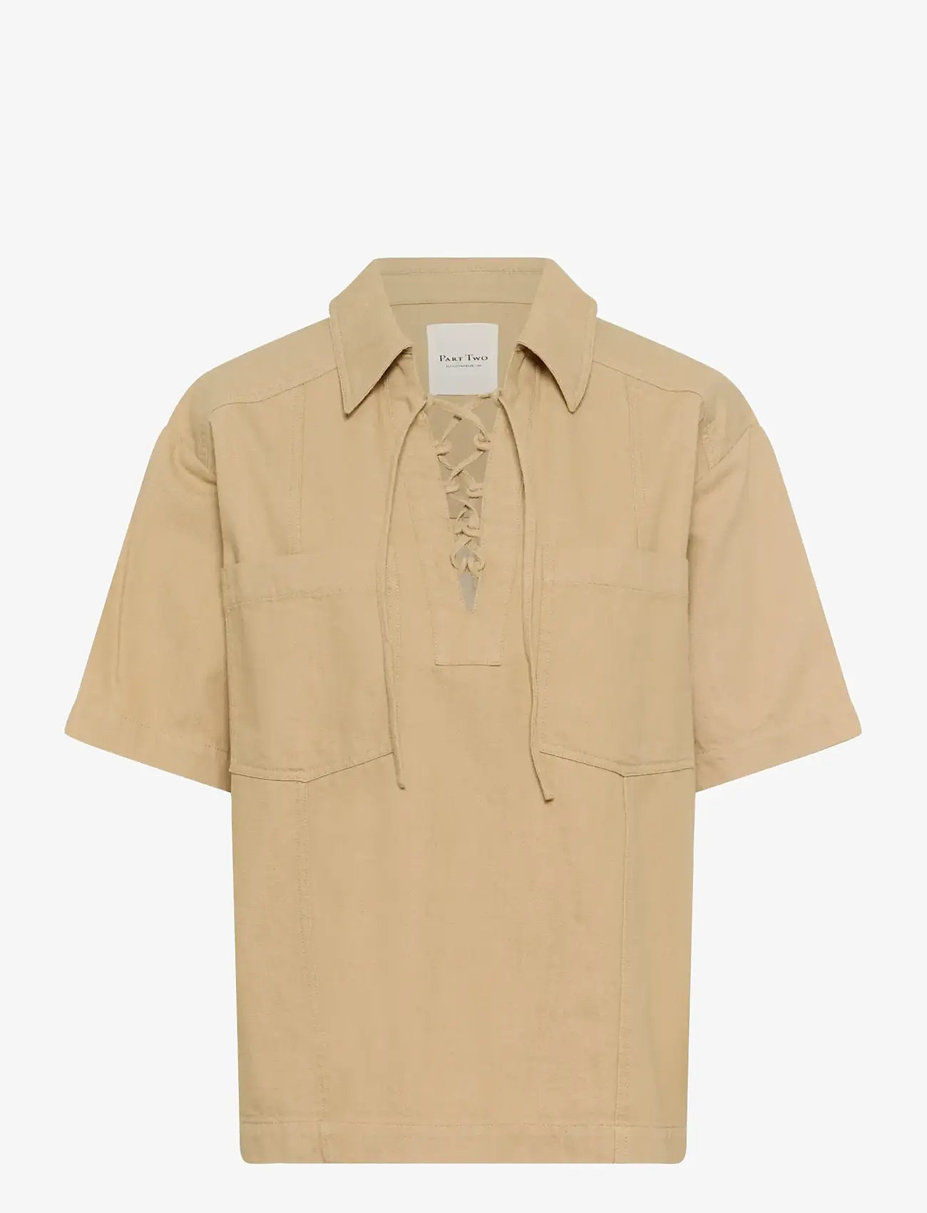 Part Two - AmelaPW SH - denimskjorter - travertine - 1