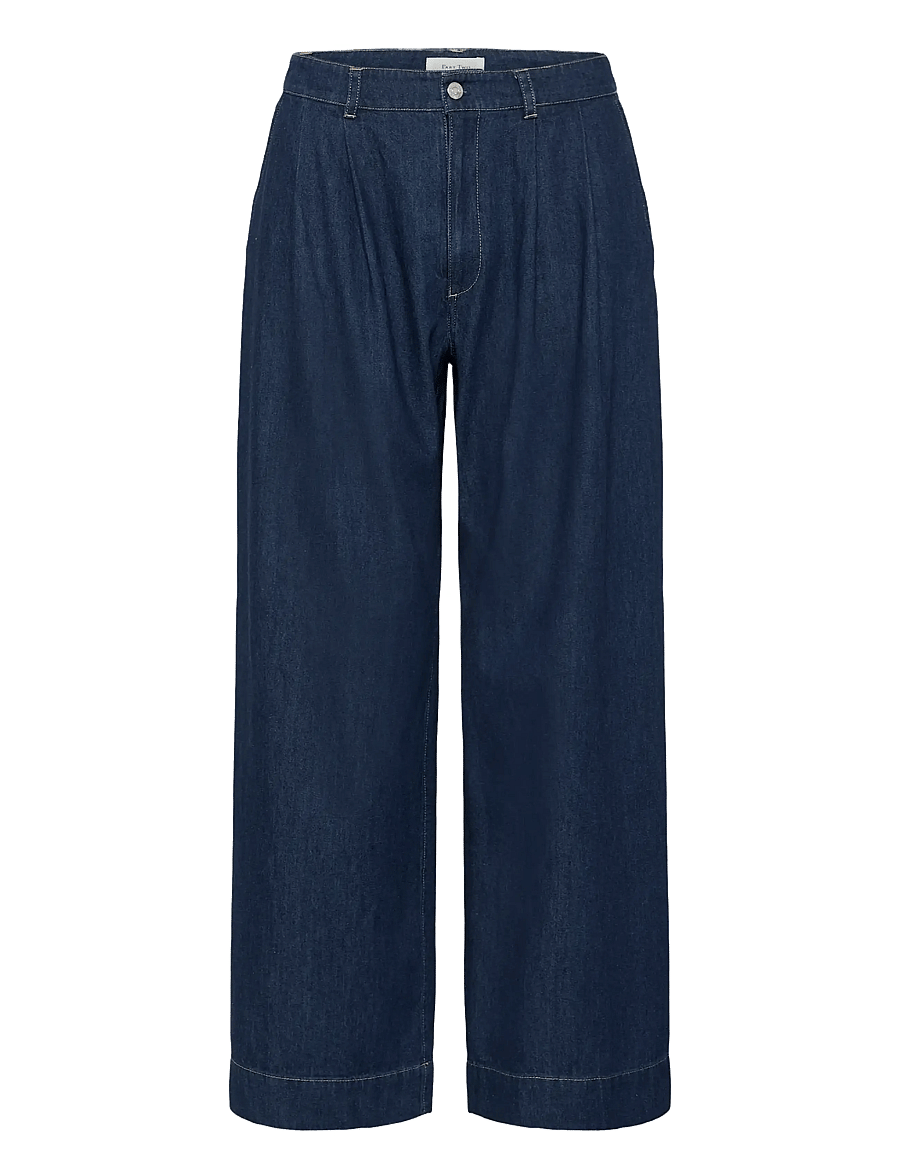 Part Two - AmajaPW PA - hosen mit weitem bein - dark blue denim - 1