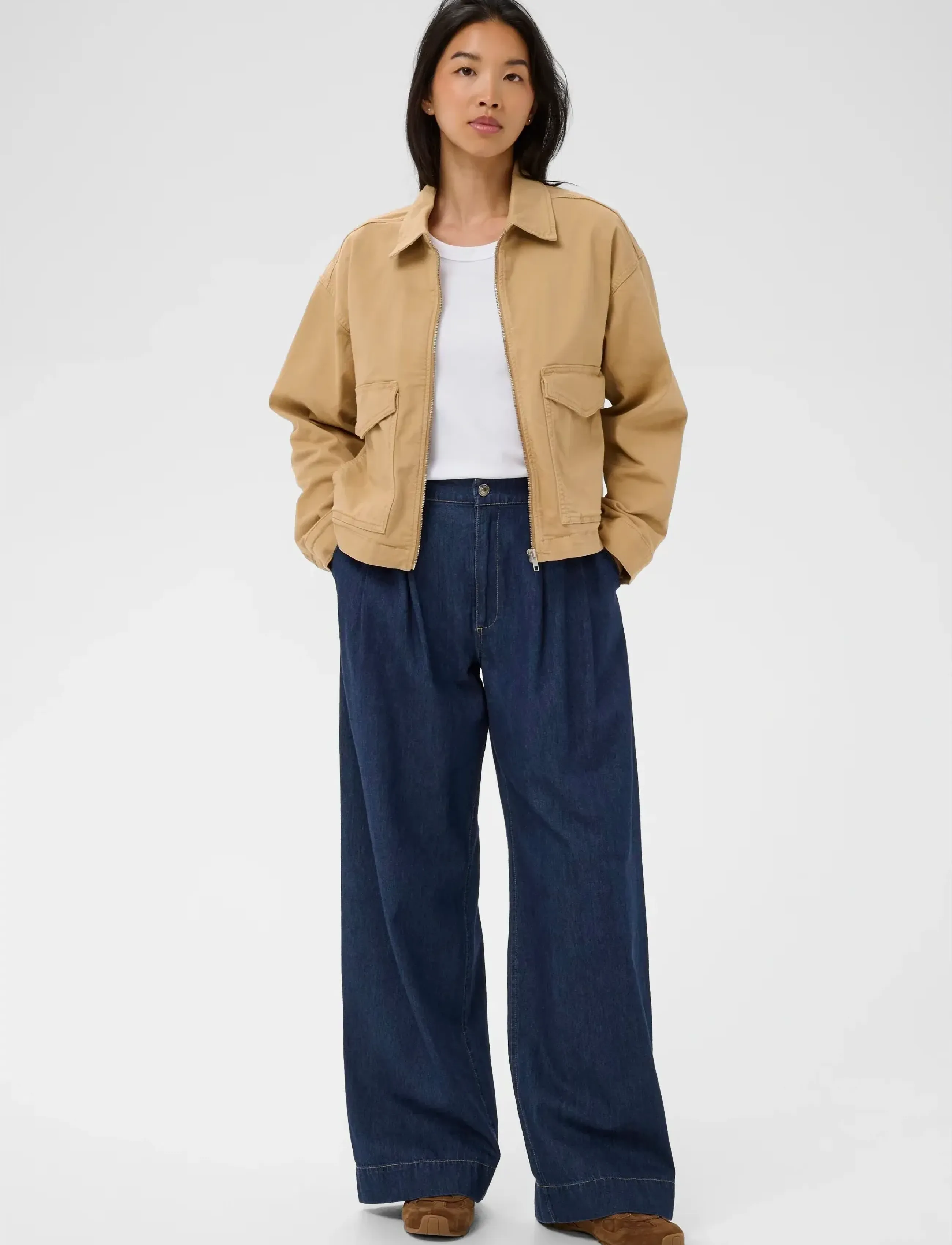 Part Two - AmajaPW PA - džinsi ar platām starām - dark blue denim - 3