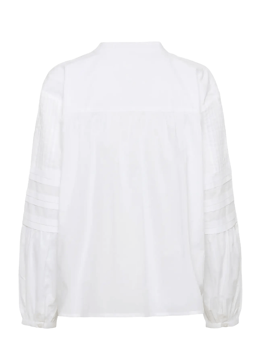 Part Two - NatalaPW BL - long sleeved blouses - bright white - 1