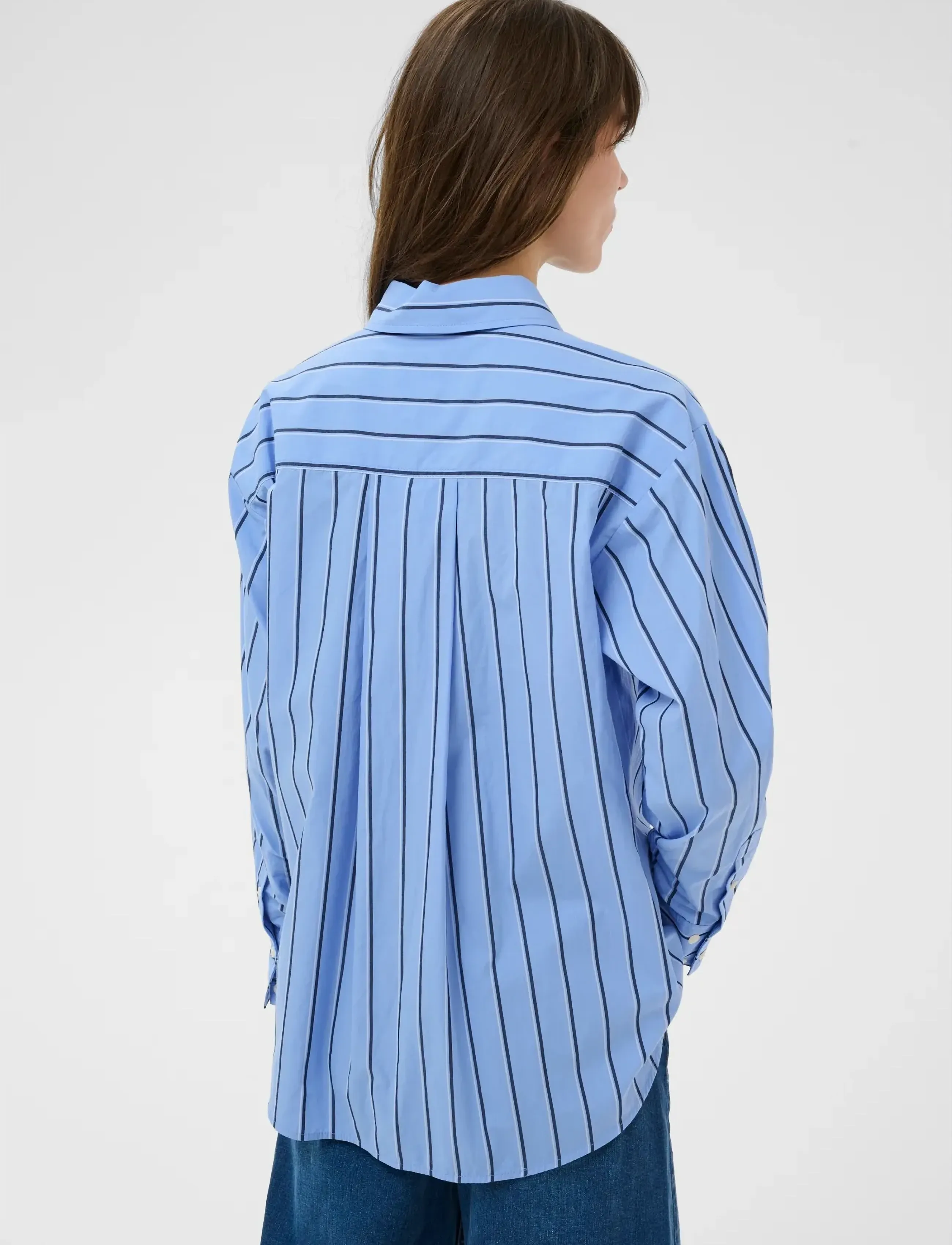 Part Two - AnabellaPW SH - langærmede skjorter - blue stripe - 3
