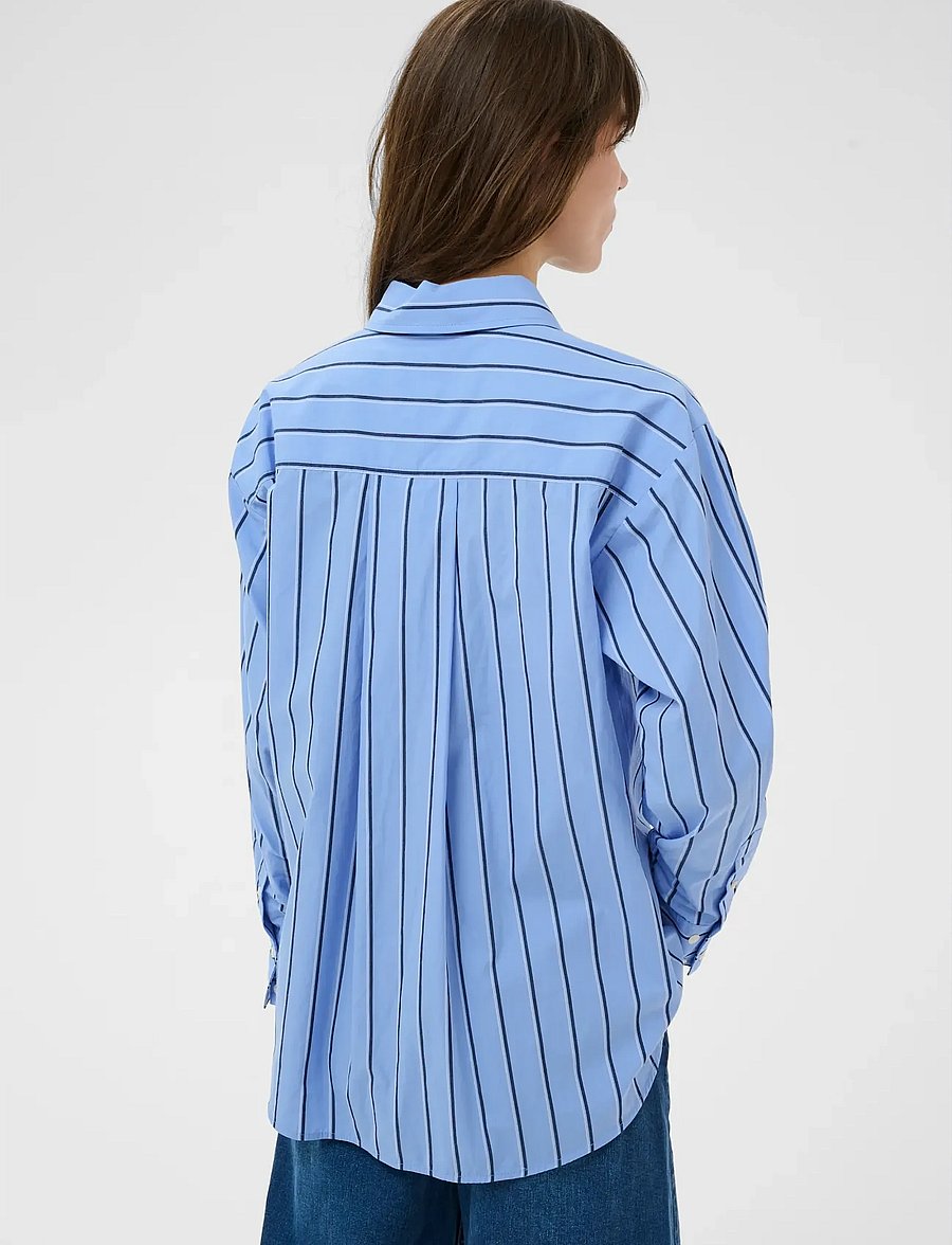 Part Two - AnabellaPW SH - langärmlige hemden - blue stripe - 3