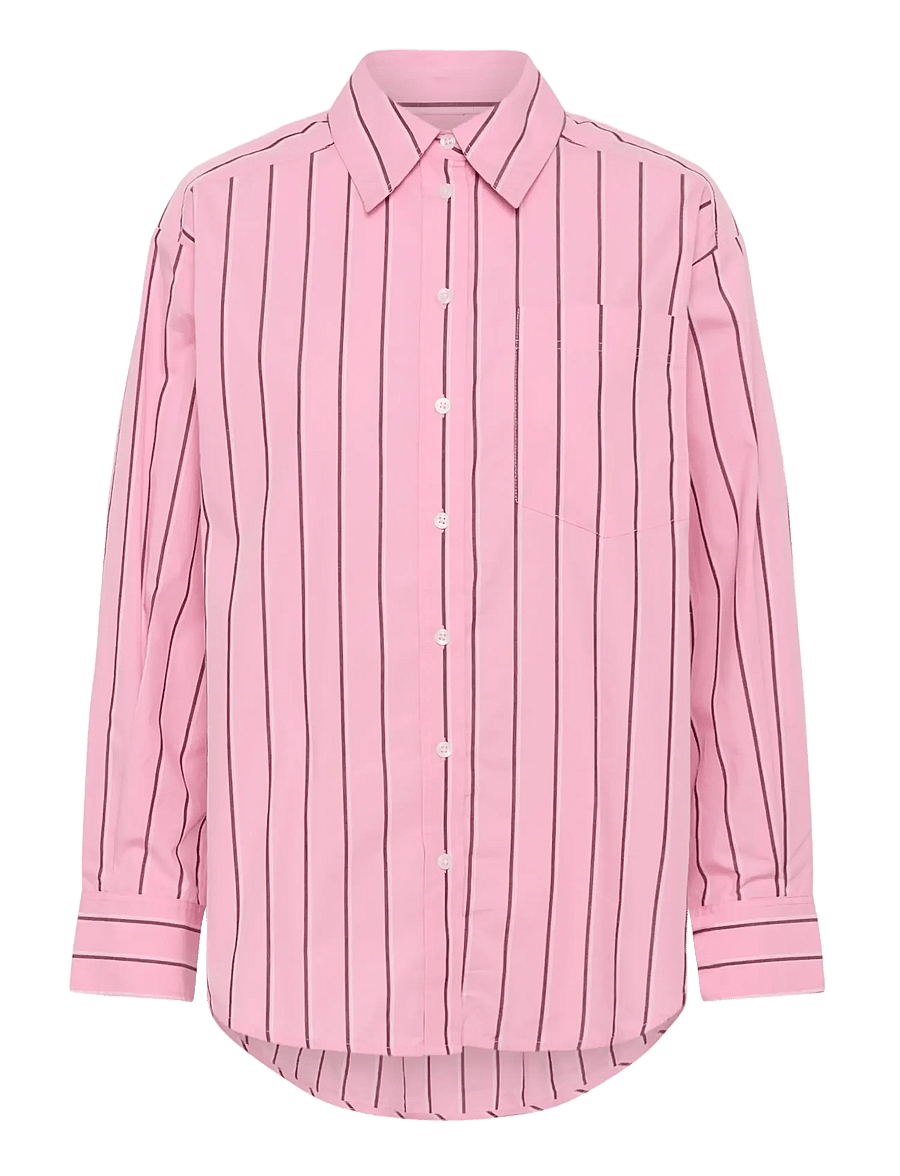 Part Two - AnabellaPW SH - pikkade varrukatega särgid - pink stripe - 1
