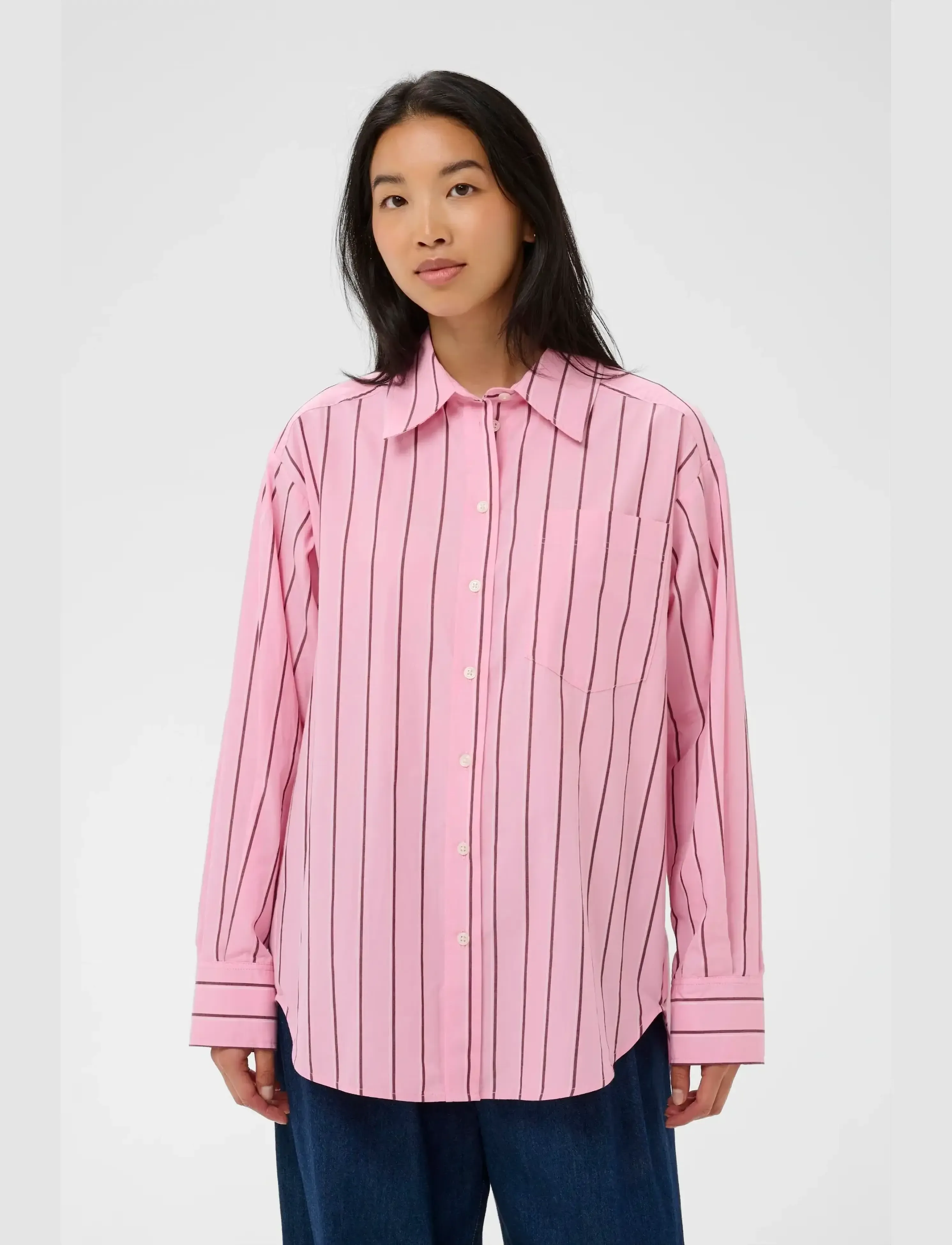 Part Two AnabellaPW SH - Part Two - PINK STRIPE / pink/rose