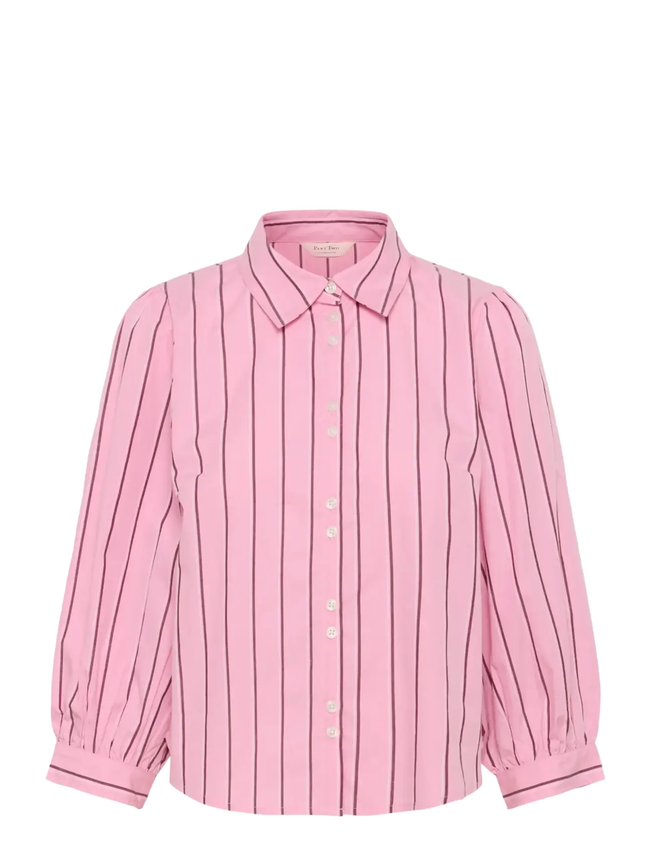 Part Two AnaisPW SH - Blusar & Skjortor - PINK STRIPE / pink/rose