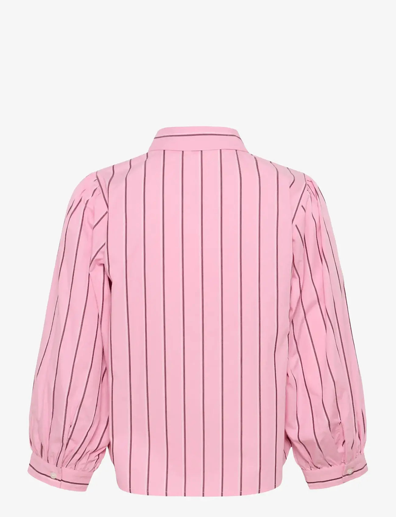 Part Two - AnaisPW SH - långärmade skjortor - pink stripe - 2