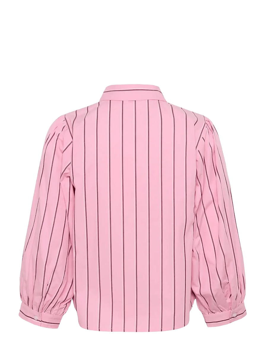 Part Two - AnaisPW SH - long-sleeved shirts - pink stripe - 2