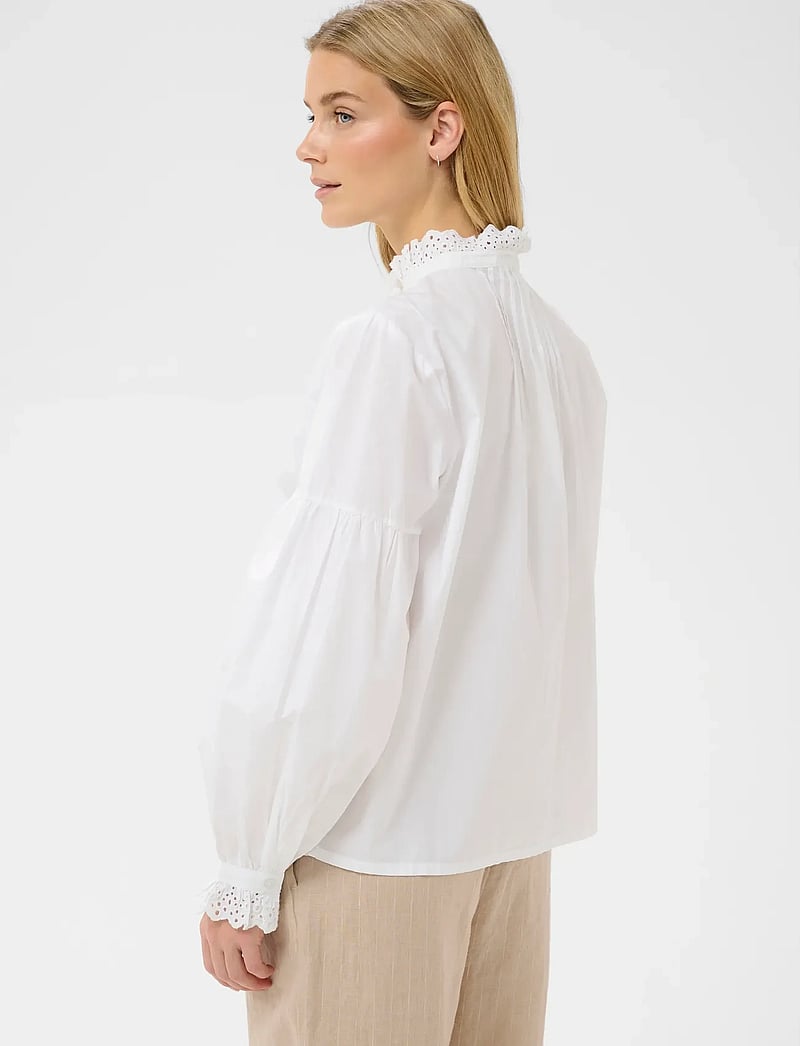 Part Two - AnastasjaPW SH - langärmlige blusen - bright white - 4