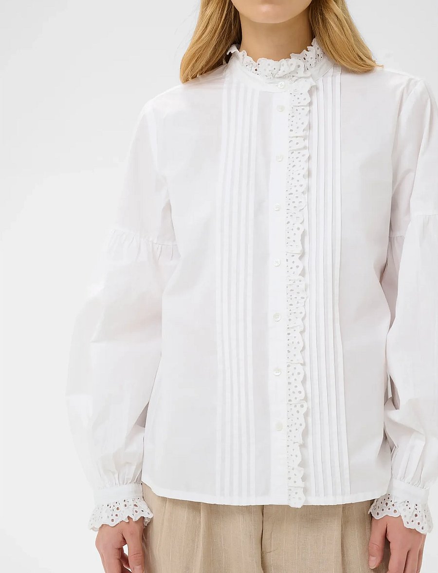 Part Two - AnastasjaPW SH - langærmede bluser - bright white - 5