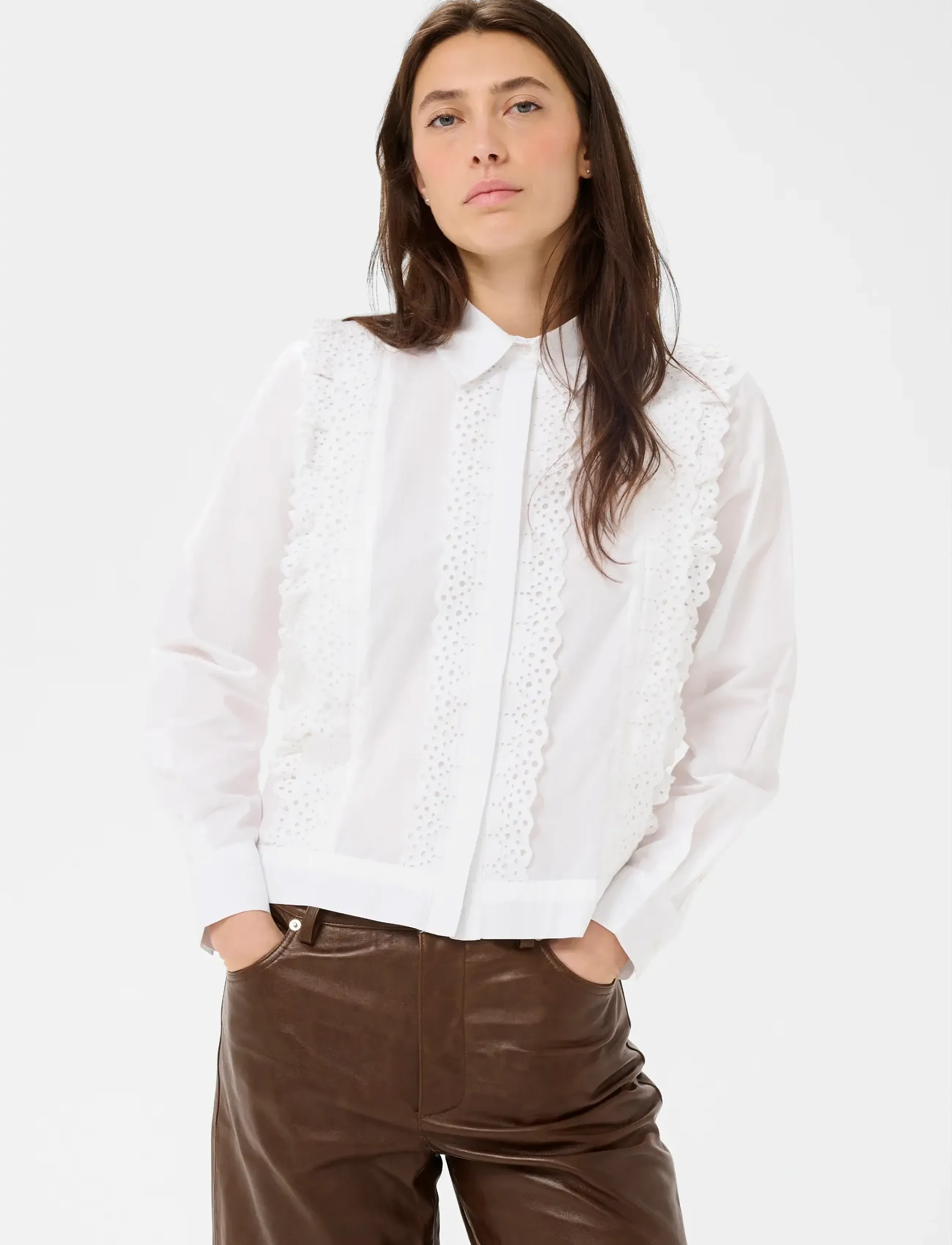 Part Two AnelinePW SH - Skjortor - BRIGHT WHITE / white