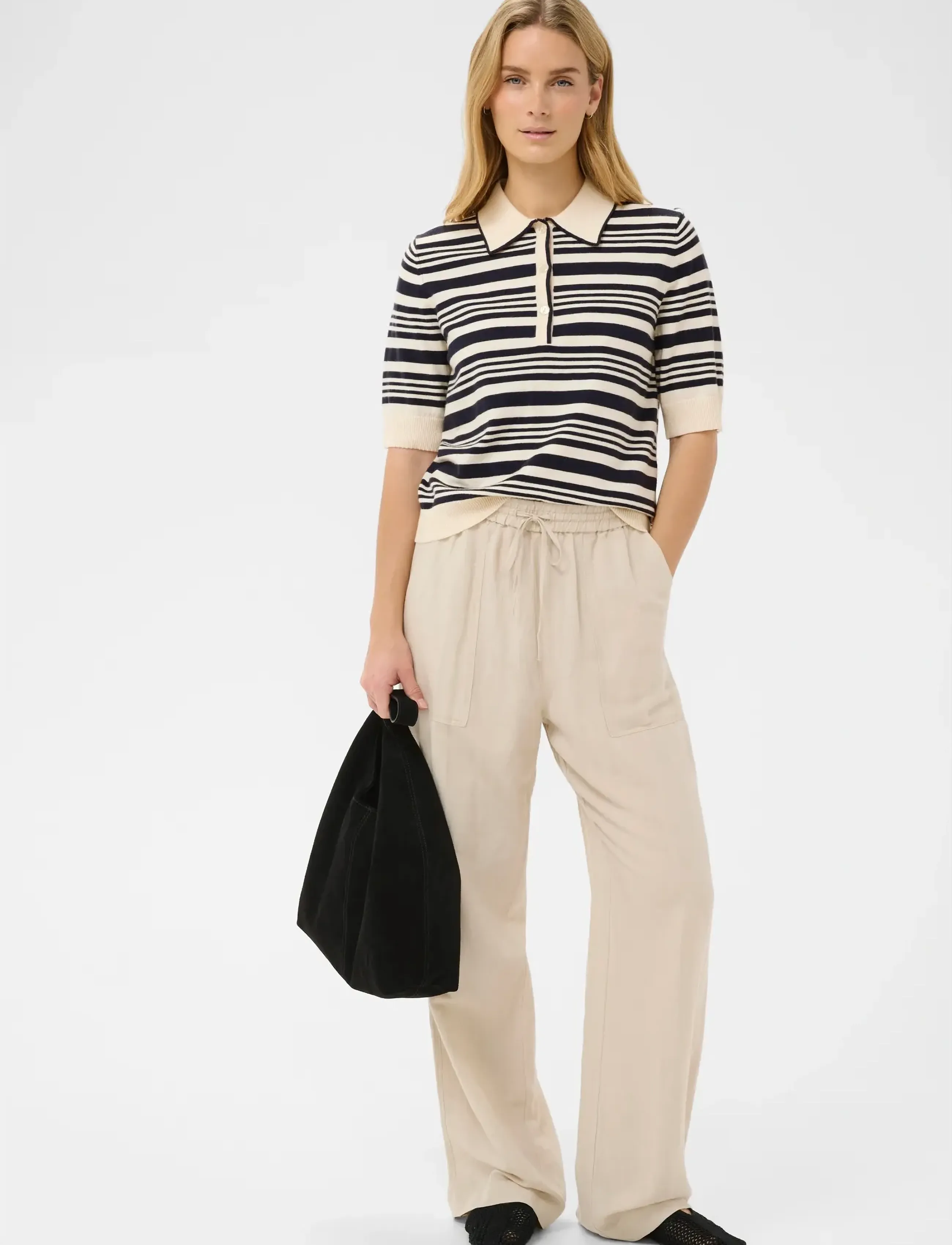 Part Two - AnettiPW PU - pulls - dark blue irregular stripe - 3