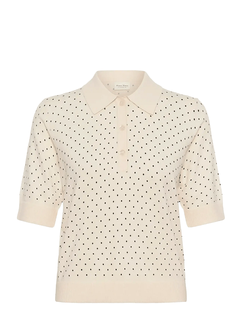 Part Two - AnettiPW PU - stickade tröjor - dark navy dot print - 1