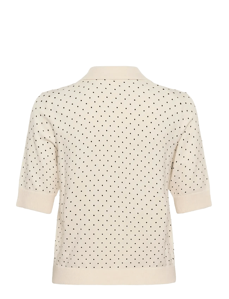 Part Two - AnettiPW PU - stickade tröjor - dark navy dot print - 2