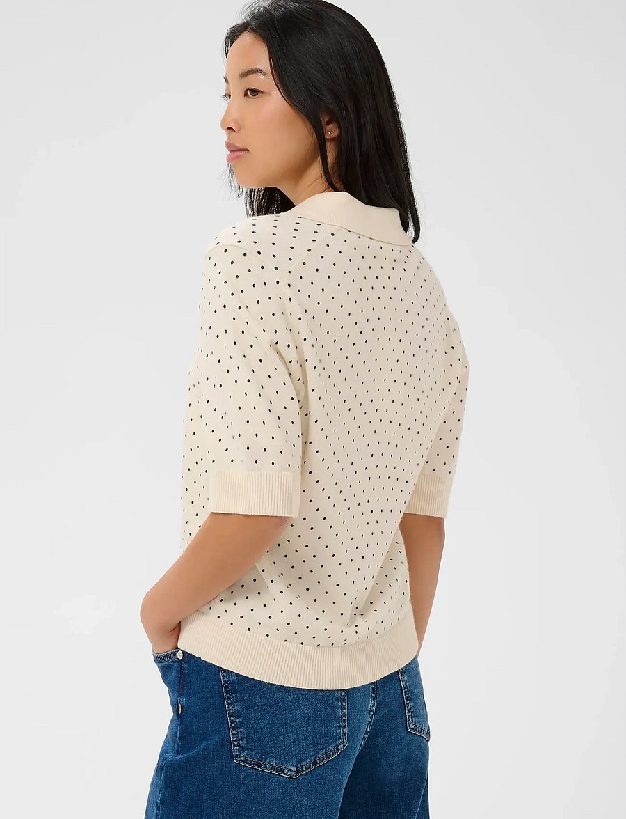 Part Two - AnettiPW PU - pullover - dark navy dot print - 4