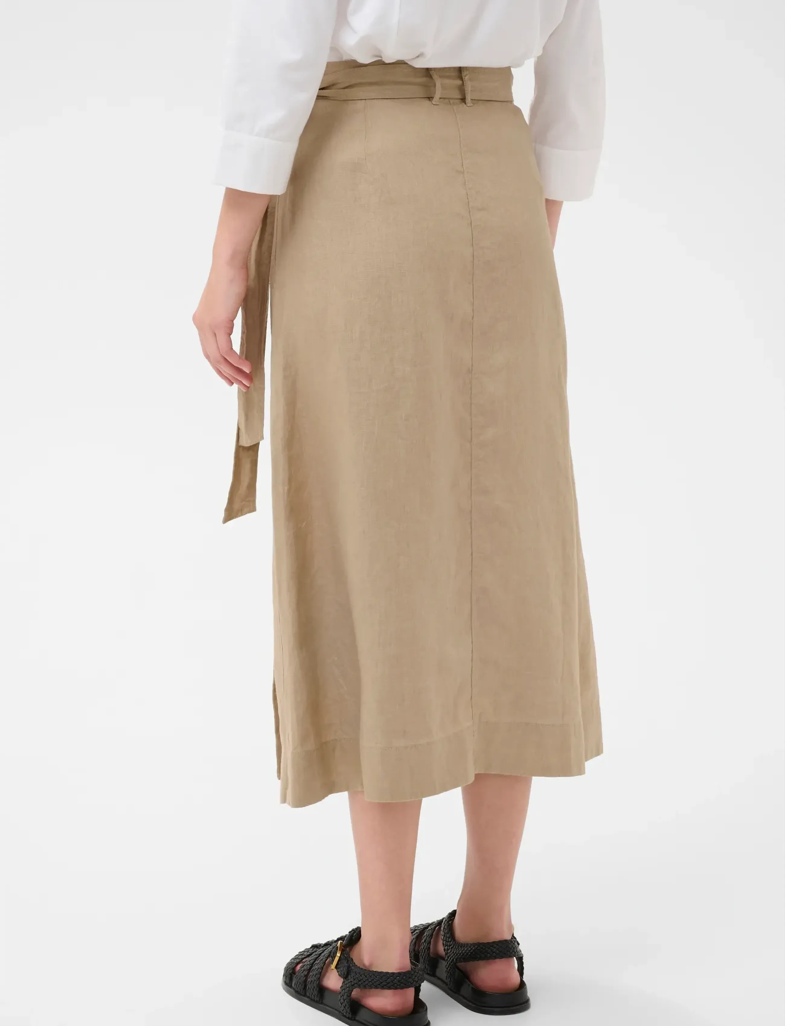 Part Two - ArbellaPW SK - midi nederdele - silver mink - 4
