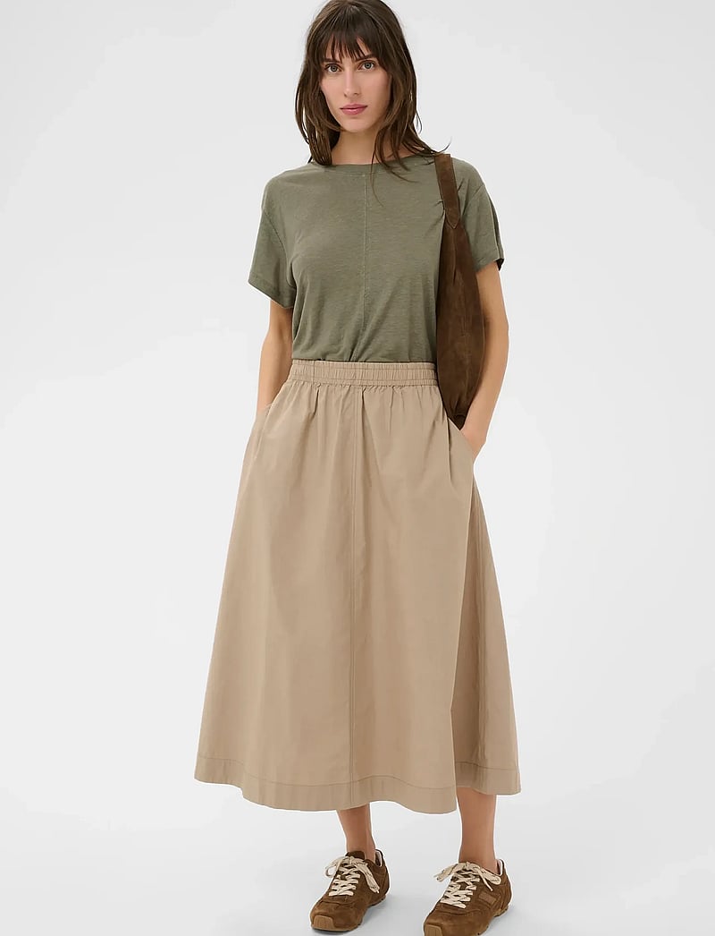 Part Two - AsminaPW SK - midi-röcke - silver mink - 3