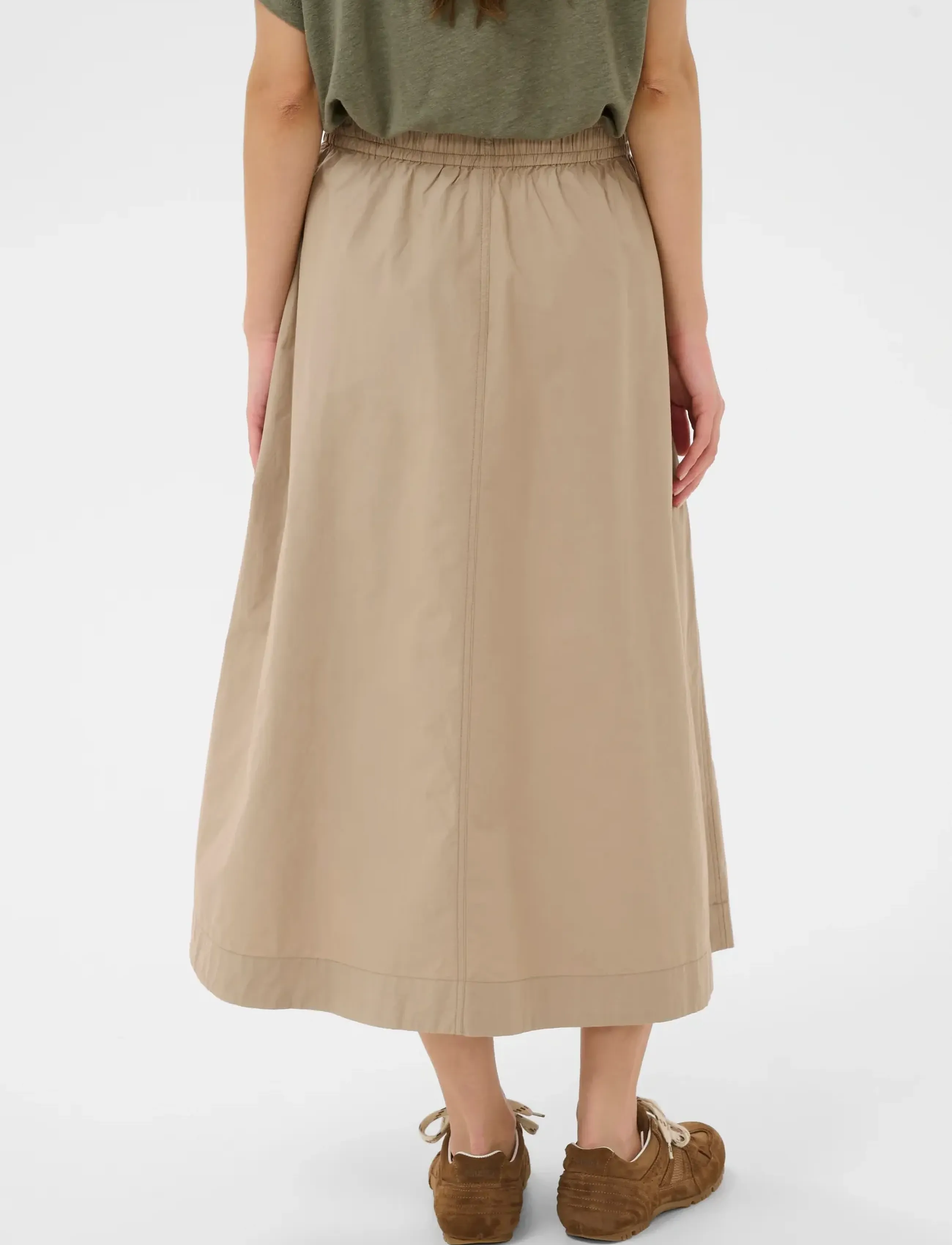 Part Two - AsminaPW SK - midi nederdele - silver mink - 5