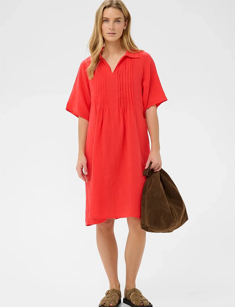 Part Two - AylaPW DR - sommarklänningar - poppy red - 3