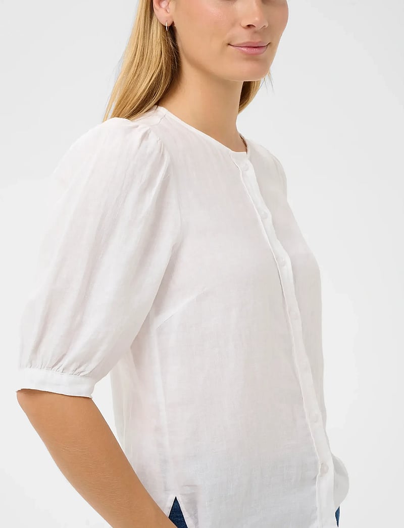 Part Two - AzraPW SH - kortærmede bluser - bright white - 5