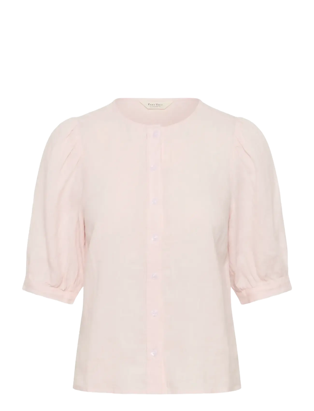 Part Two AzraPW SH - Kortærmede bluser - MAUVE CHALK / pink/rose