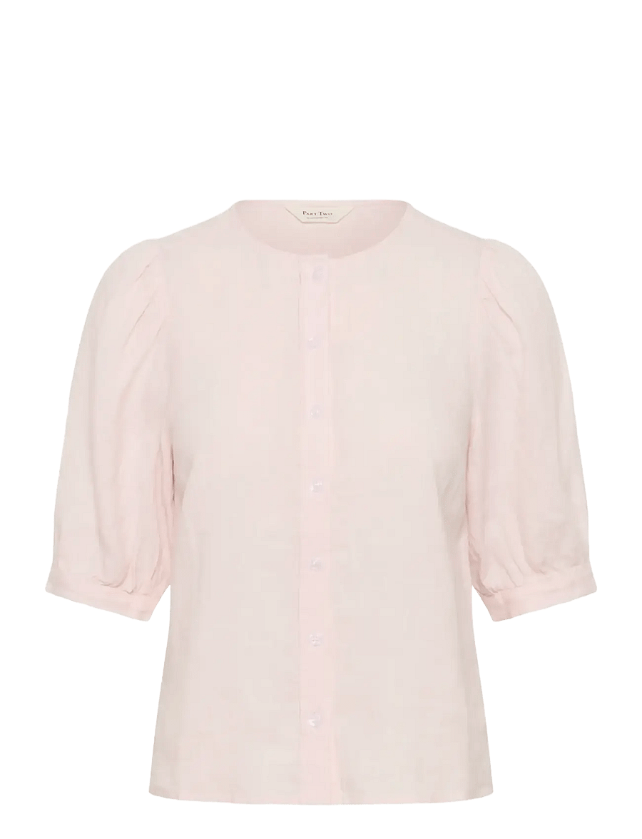 Part Two - AzraPW SH - short-sleeved blouses - mauve chalk - 1