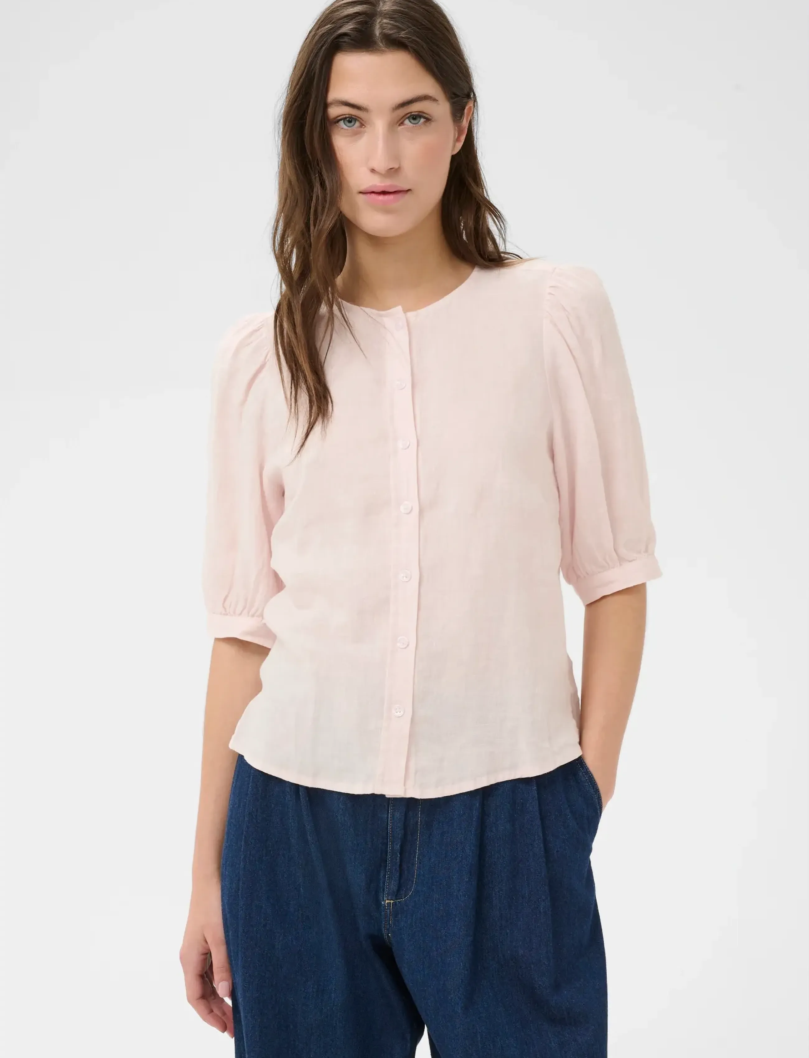 Part Two AzraPW SH - Kläder - MAUVE CHALK / pink/rose