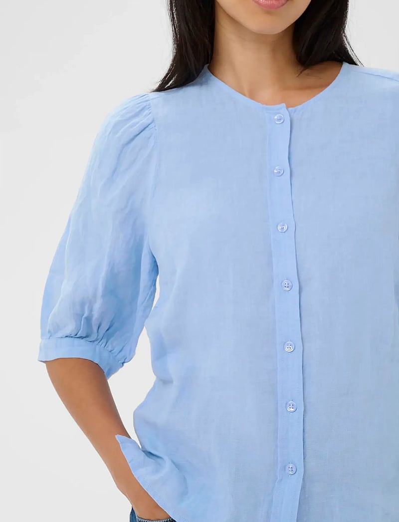 Part Two - AzraPW SH - kortärmade blusar - serenity - 5