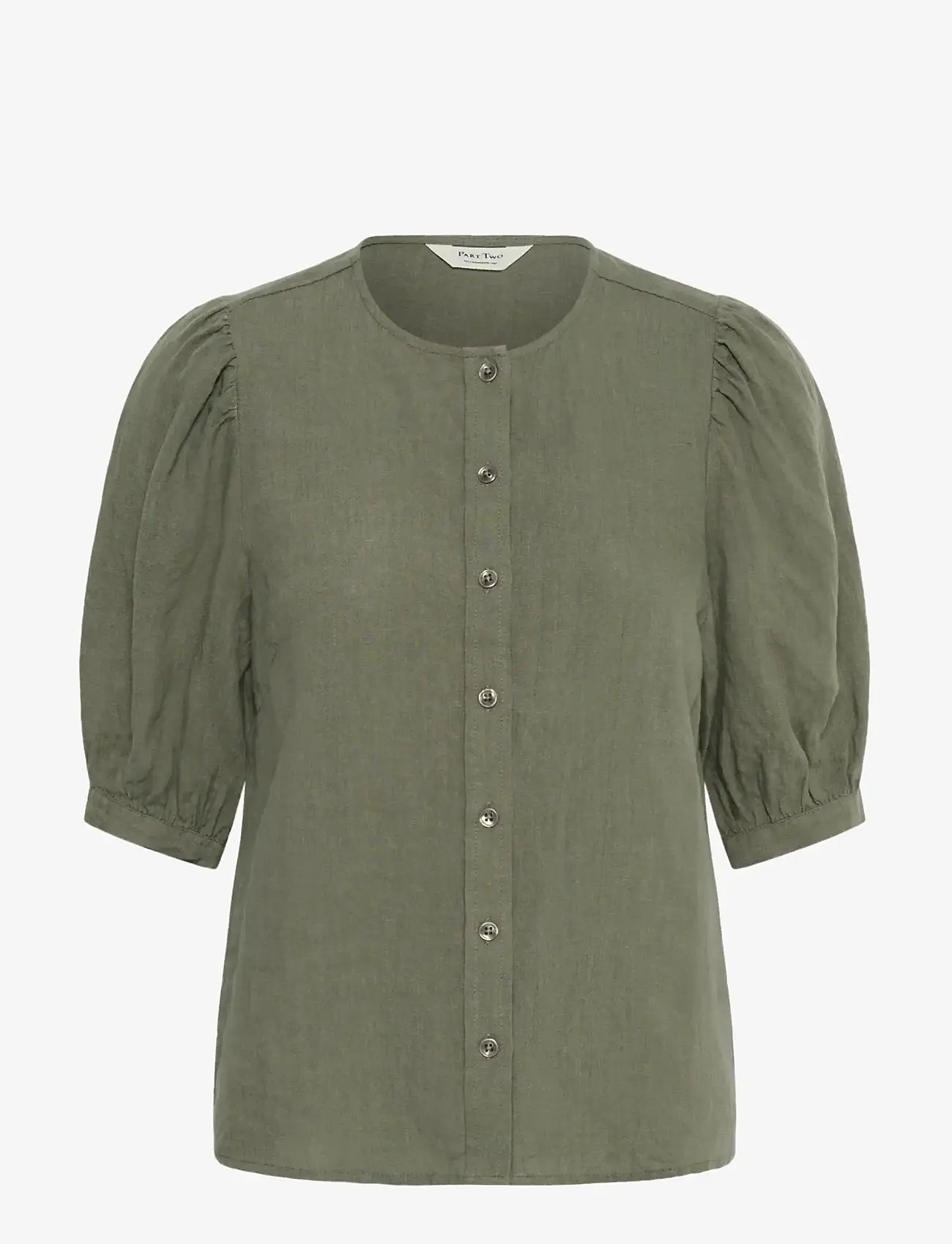 Part Two - AzraPW SH - lyhythihaiset puserot - smokey olive - 1