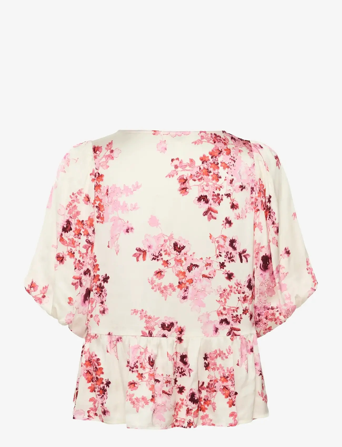 Part Two - AzeliaPW BL - kortärmade blusar - pink shadow flower print - 2