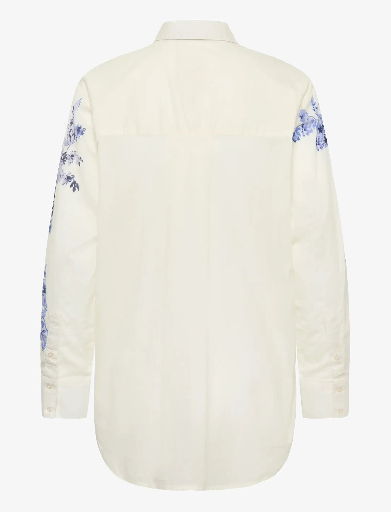 Part Two - AleiaPW SH - långärmade skjortor - blue shadow flower print - 2